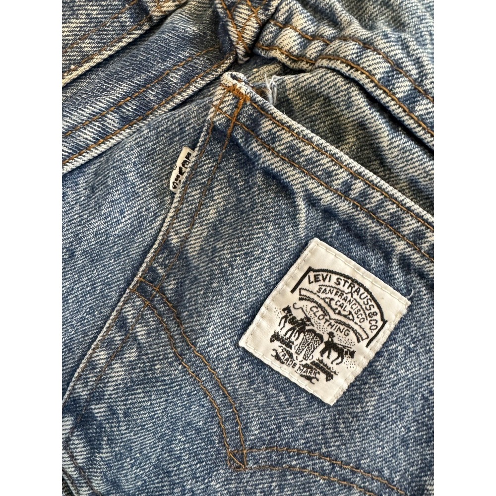 Vintage‎ Levis White Label Jeans Womens 13 San Francisco Blue Pockets High Rise